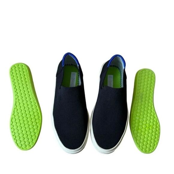 Rothy’s Textile Upper Sneaker Black Slip on Women’s Shoes SZ 7.5 - Picture 10 of 15